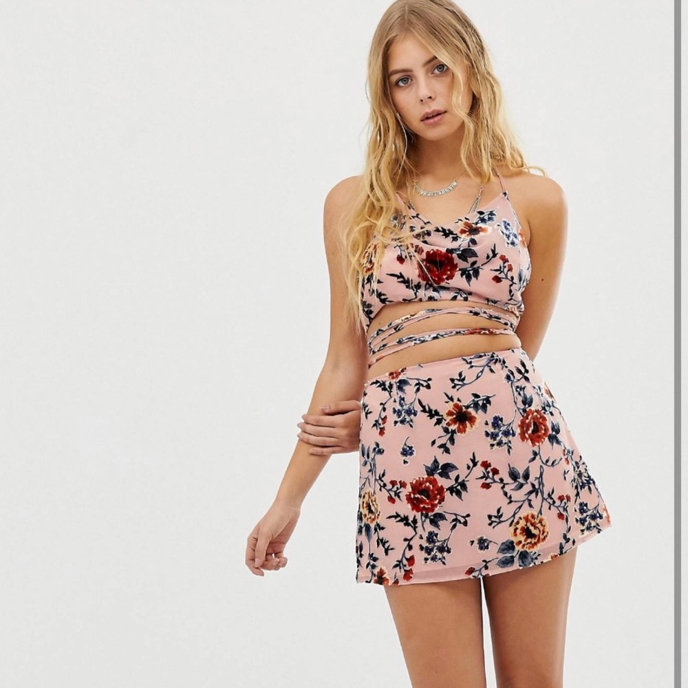 ASOS TWO PIECE FLORAL SET